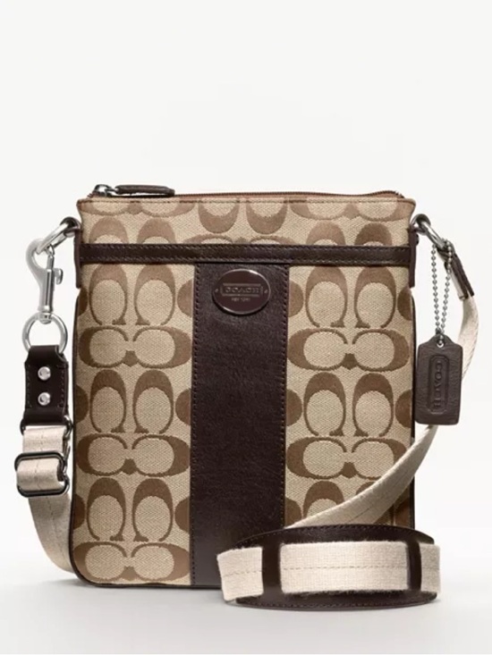 Coach Other - Coach Legacy Signature Stripe Swingpack Crossbody Bag